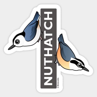 Birdorable Nuthatches Sticker